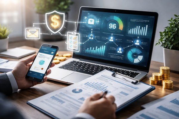 Gestão de crédito e cobrança automatizada